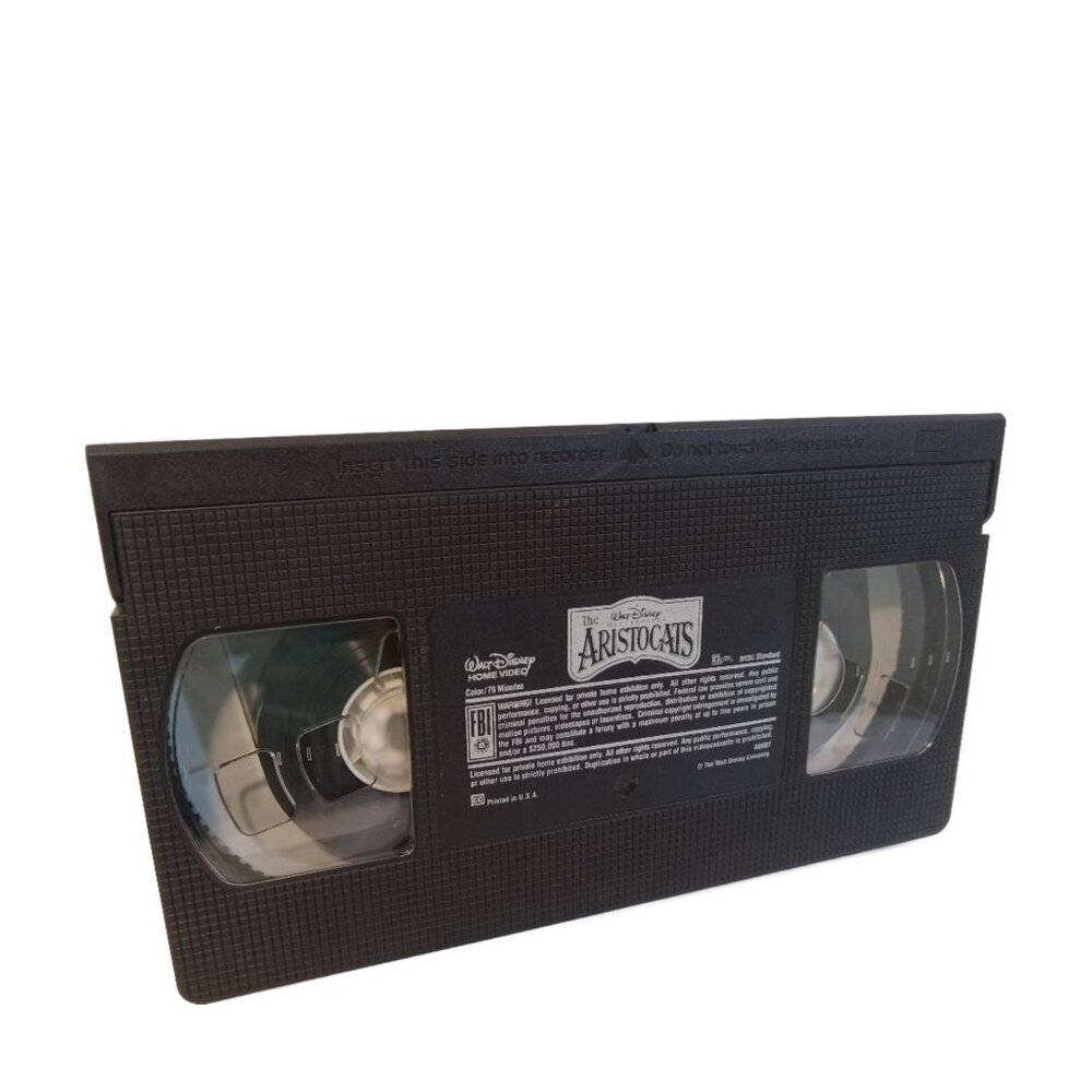 Walt Disney Pictures VHS Tape Movie ONLY The Aristocats Rated G - Picture 3 of 4
